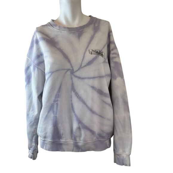 Taylor Swift Midnights Lavender Haze Swirl Tie Dye Crewneck Sweatshirt sz M - Picture 9 of 9
